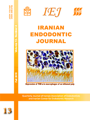 Vol 13 No 4 18 Fall 18 Iranian Endodontic Journal