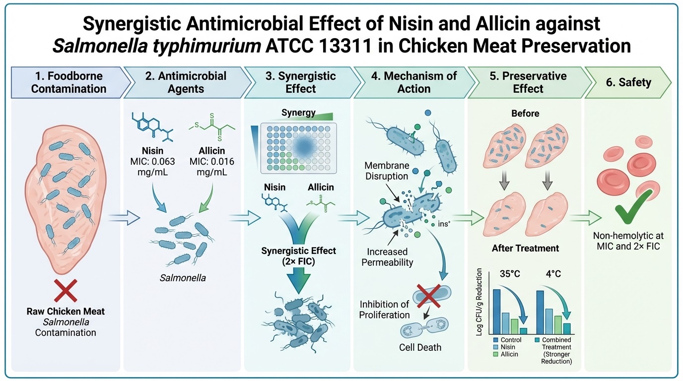 Nisin and Allicin against S. Typhimurium